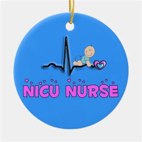 Nicu Nurse Adorable Christmas Ornament Zazzle