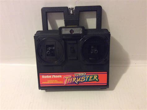 New Vintage Radio Shack Turbo Thruster Rc Transmitter 60 4153 Band 4