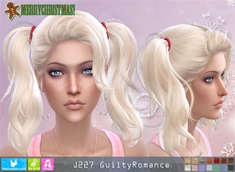 Newsea J225 Guilty Romance Hair Sims 4 Hairs