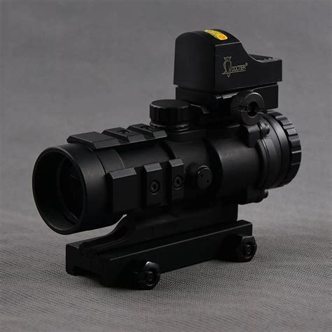 Tactical 3x32 Rifle Scope And 1x Red Dot Sight For Picatinny Rail Ar 15