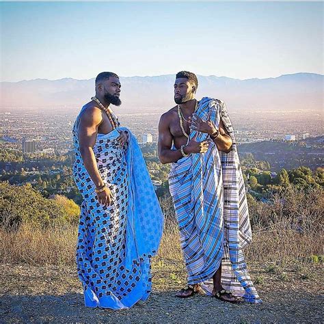 Ghanaian Men Embracing Their Culture African Clothing Fashion Black
