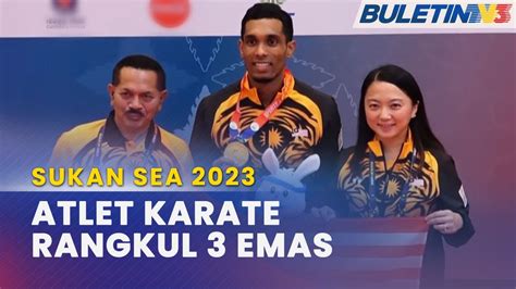 Sukan Sea 2023 Skuad Karate Negara Lepasi Sasaran 3 Emas Youtube
