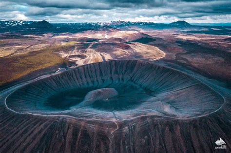 Hverfjall Volcano Crater In Iceland Arctic Adventures