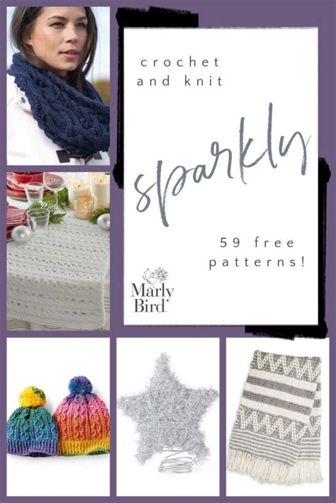 59 Sparkly Free Patterns To Knit And Crochet Marly Bird