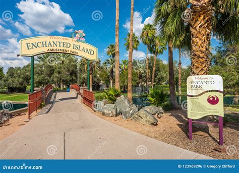 Encanto Park Welcome Signs Editorial Photo Image Of Arizona 123969296