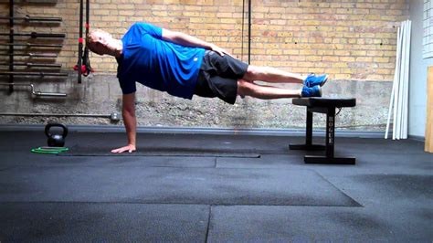 Feet Elevated Side Plank Youtube