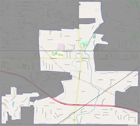 Map Of Olmsted Falls City