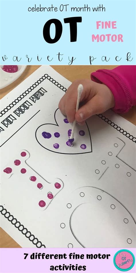 This Ot Fine Motor Packet Is Perfect For Ot Month Or Any Month To Get