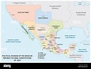 División política de la Constitución Federal de la república mexicana ...