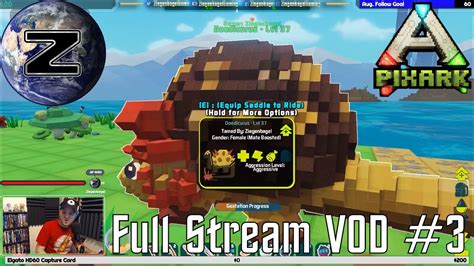 Breeding Enabled Mod Enhanced Pixark Gameplay 2018 Stream Vod 3 Youtube