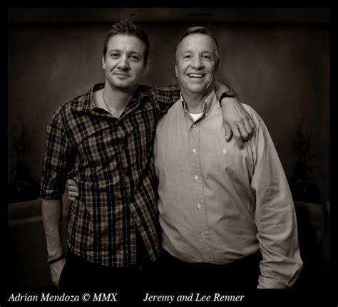 Jeremy Renner With His Father Lee Pictured At The Gallo Center 2012 It