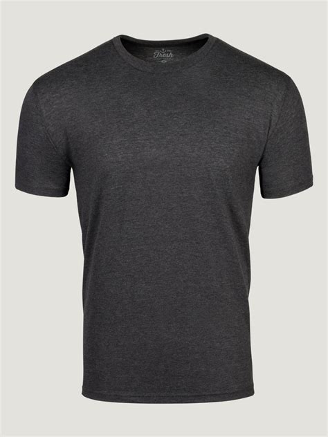 Charcoal Crew Neck Tee T Shirts For Men Fresh Clean Threads