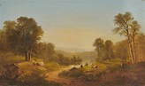 Lot - ASHER BROWN DURAND, (American, 1796-1886), Mountain Landscape ...