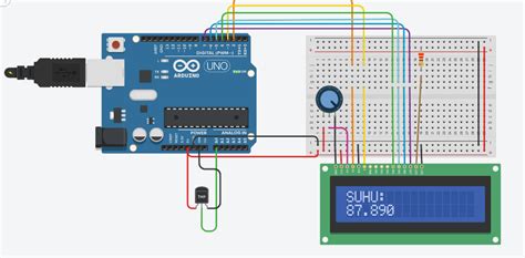Percobaan 5 Menghubungkan Sensor Suhu Ke Arduino Dan Menmpilkan Data
