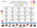 Monthly Lunch Menus – Lunch Menu – Eastside Elementary School | School ...