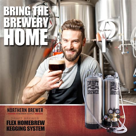 Draft Brewer Flex Homebrew Kegging System For Home Brew Beer Music