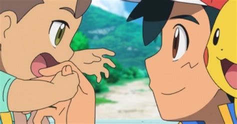 Ash Ketchum Ganha Irmãozinho Em Pokemon Journey