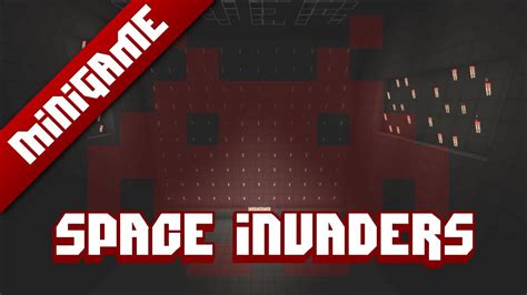 Minecraft Mini Game Space Invaders YouTube
