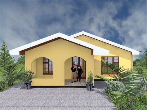 Take a look at one of our 3 bedroom 2 bathroom house plans, it could suit you best as it gives you the flexibility to grow into the property. Simple three bedroom house plans in Kenya |HPD Consult