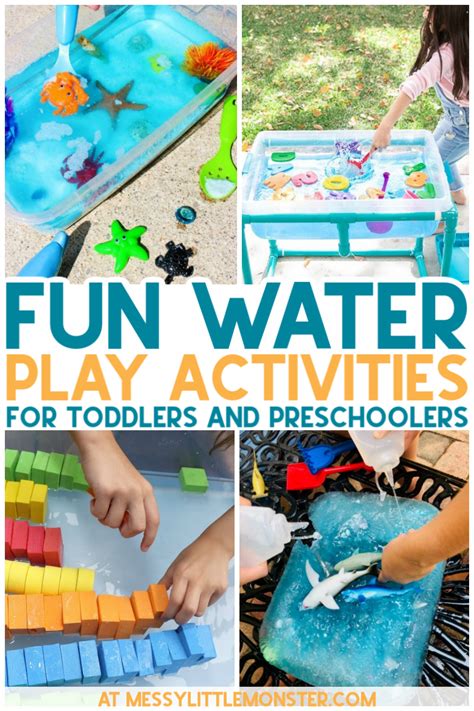 23 Easy And Fun Water Play Activities For Toddlers And Preschoolers In