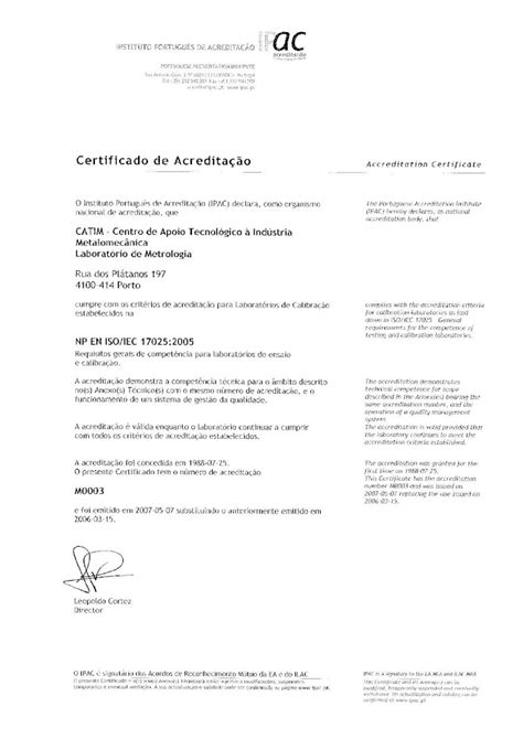 PDF Certificado Laborat Rio De Metrologia2 Title Certificado