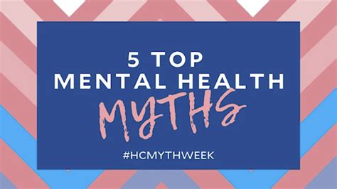 5 Top Mental Health Myths