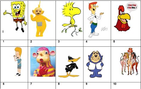 Picture Quiz 25 Name The Characters