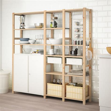 Ivar 3 Section Cabinet And Shelves Best Ikea Living Room Furniture