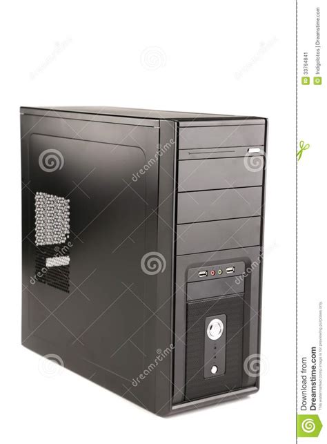Computer System Unit Stock Image Image Of Gray Desktop 33764841