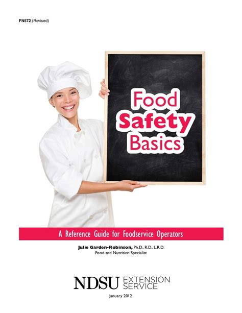 Food Safety Basics A Reference Guide For Foodservice Operators