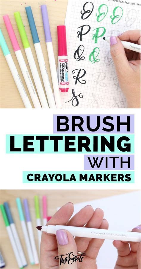 Brush Lettering With Crayola Markers — Weronika Zubek Hand Lettering