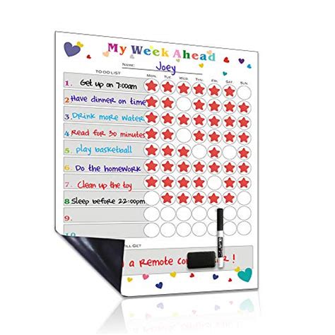 Buy Ucmd Reward Charts For Children Magnetic Chore Chart For Kids