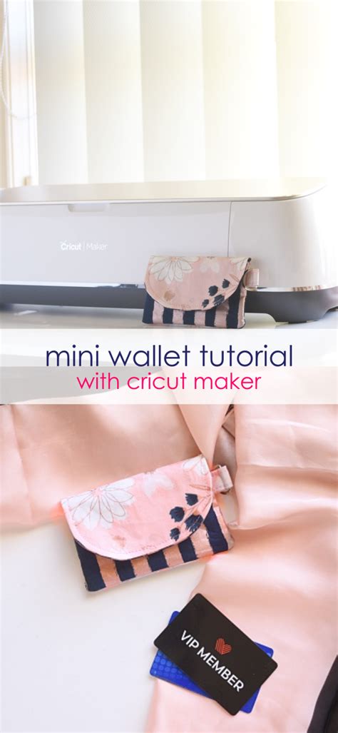 Super Easy Wallet Pattern And Tutorial With Cricut Maker Sew Some Stuff