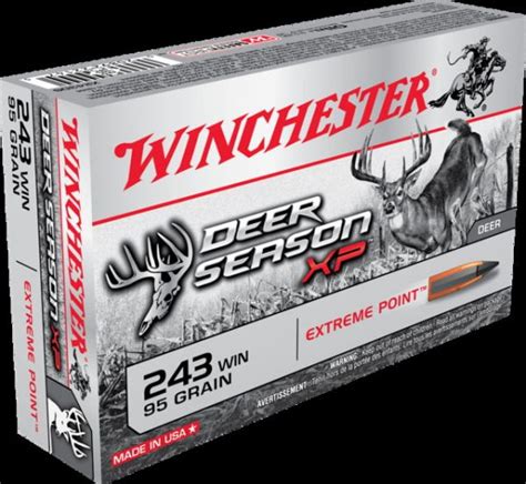 Winchester Deer Season Xp 243 Winchester 95 Grain Extreme Point