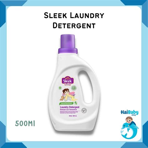 Jual Sleek Baby Laundry Detergent Botol 500ml Shopee Indonesia