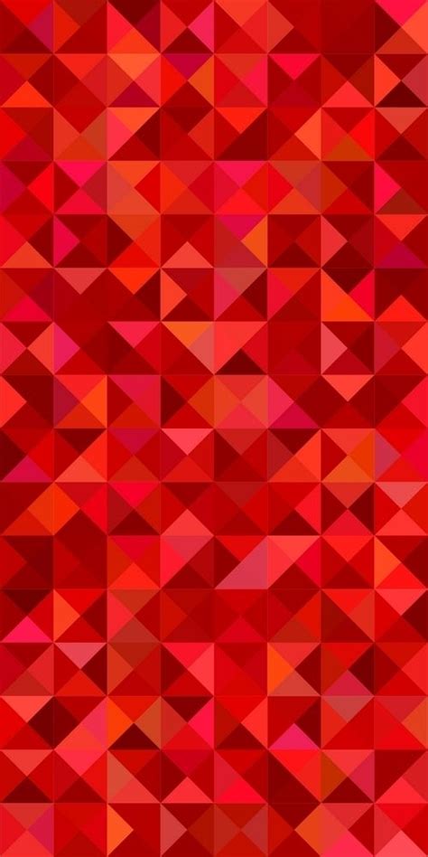 Motif Of Triangle Shapes In Red Represent Sharpness Of Anger