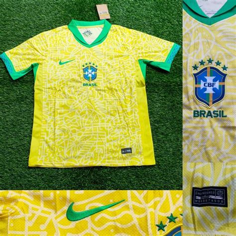 Jual Jersey Bola Brazil Home Copa Amerika Grade Ori Import Baju