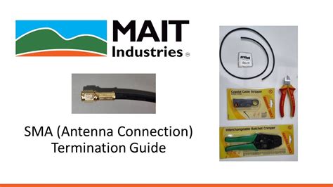 SMA Antenna Connector Termination Guide YouTube
