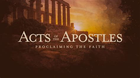 Acts Of The Apostles Sermon Series Designs