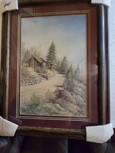 Rocky Mountain 1994 Print By Fred Thrasher Artist Signed And Numbered