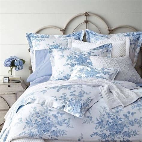 Ralph Lauren Bed Linens Luxury Blue White Decor Luxury Bedding