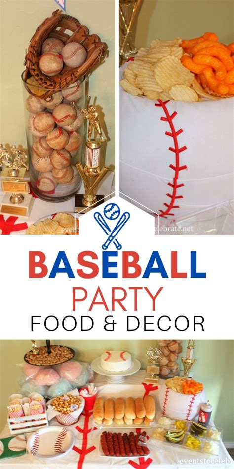 Fun And Affordable Baseball Themed Birthday Party Food And Decor Ideas