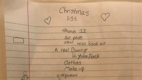 ¡en nuestra colección de invierno santa claus viene a la ciudad! La viral carta de Papá Noel de lujo de una niña que pide ...