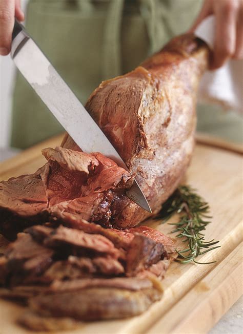Learn How To Carve A Leg Of Lamb Williams Sonoma Taste