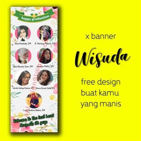 30 Contoh Desain Banner Wisuda Background Blog Garuda Cyber Riset