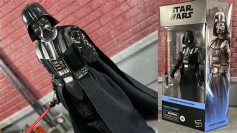 Star Wars Black Series Darth Vader Obi Wan Kenobi Action Figure Review