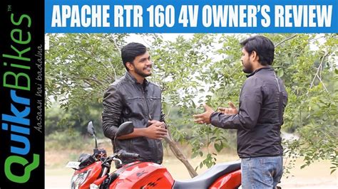 It is powered by 160cc single cylinder air cooled 4 stroke engine. TVS Apache RTR 160 4V Long Term Ownership Review - YouTube