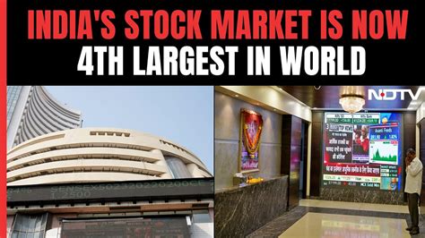 India Overtakes Hong Kong As Worlds Fourth Largest Stock Market Youtube