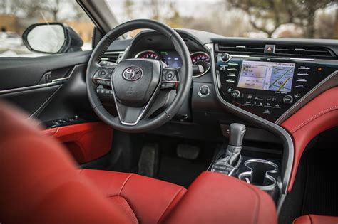 Toyota Camry Hybrid Red Interior