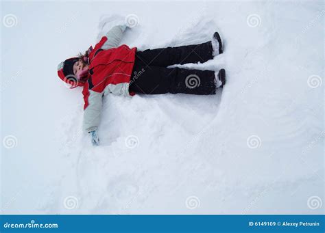 Winter Snow Angel Royalty Free Stock Images Image 6149109